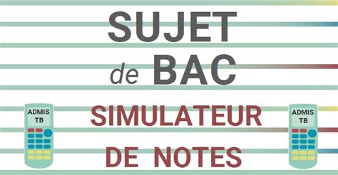 simulateur de bac sti2d|Simulateur de Notes au Bac STI2D